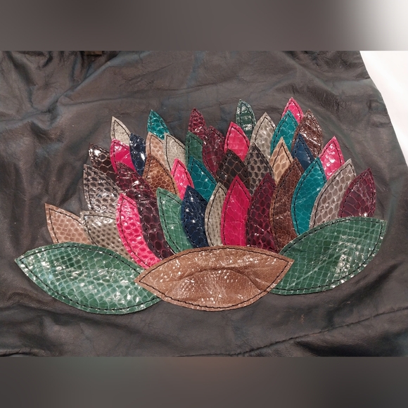 Moiseff Original Genuine Leather Black Shoulder Bag - Picture 4 of 14